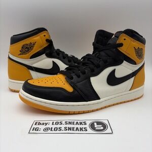 Size 10 - Jordan 1 Retro OG High Yellow Toe (555088-711)